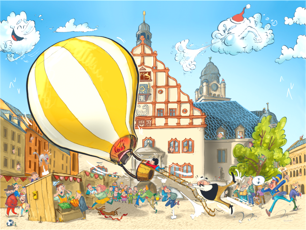 Main image Vater & Sohn · Lustige Ballonfahrt